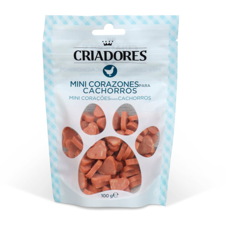 Criadores Bocaditos Mini Corazones snack para cachorros, , large image number null